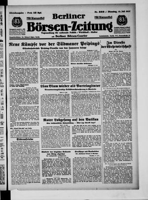 Berliner Börsen-Zeitung vom 13.07.1937