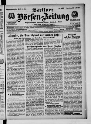 Berliner Börsen-Zeitung vom 20.07.1937