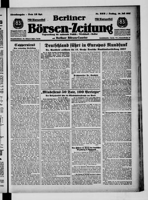Berliner Börsen-Zeitung vom 30.07.1937