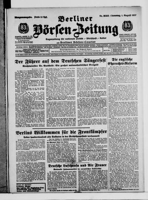Berliner Börsen-Zeitung vom 01.08.1937