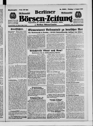 Berliner Börsen-Zeitung vom 02.08.1937