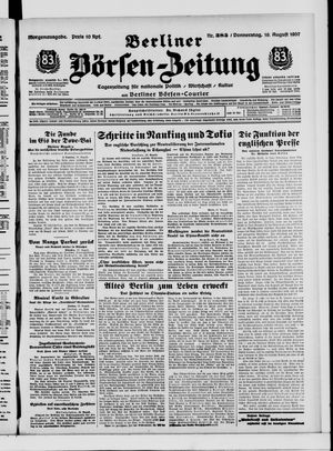 Berliner Börsen-Zeitung vom 19.08.1937