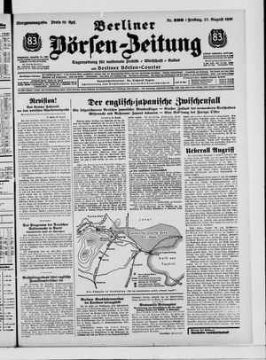 Berliner Börsen-Zeitung vom 27.08.1937