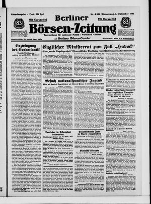 Berliner Börsen-Zeitung vom 02.09.1937