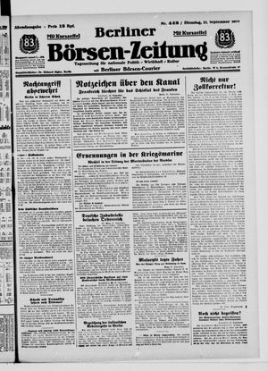 Berliner Börsen-Zeitung vom 21.09.1937