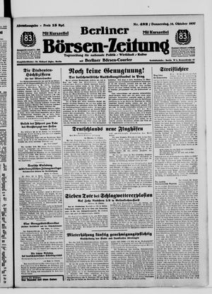 Berliner Börsen-Zeitung vom 14.10.1937