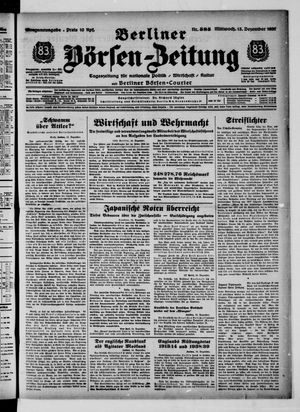 Berliner Börsen-Zeitung vom 15.12.1937
