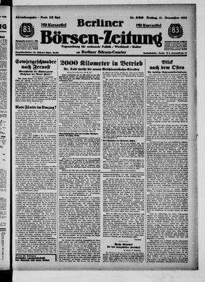 Berliner Börsen-Zeitung vom 17.12.1937