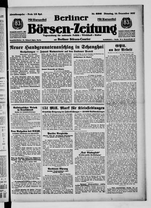 Berliner Börsen-Zeitung vom 28.12.1937