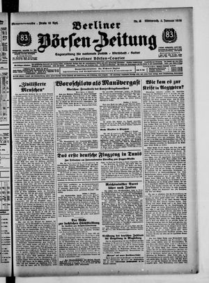 Berliner Börsen-Zeitung vom 05.01.1938