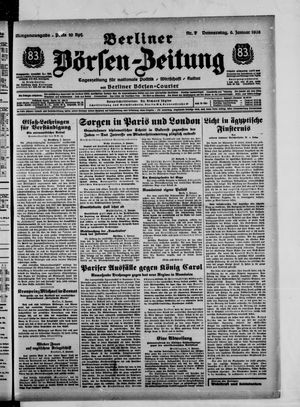 Berliner Börsen-Zeitung on Jan 6, 1938