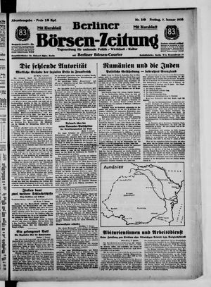 Berliner Börsen-Zeitung vom 07.01.1938