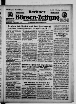 Berliner Börsen-Zeitung vom 11.01.1938