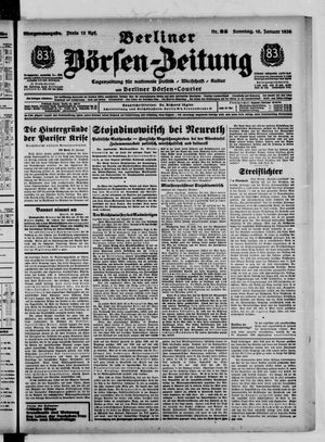Berliner Börsen-Zeitung vom 16.01.1938