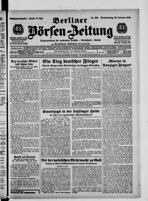 Berliner Börsen-Zeitung vom 20.01.1938