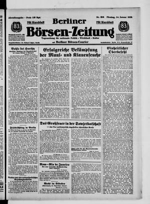 Berliner Börsen-Zeitung vom 24.01.1938