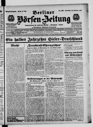 Berliner Börsen-Zeitung vom 30.01.1938