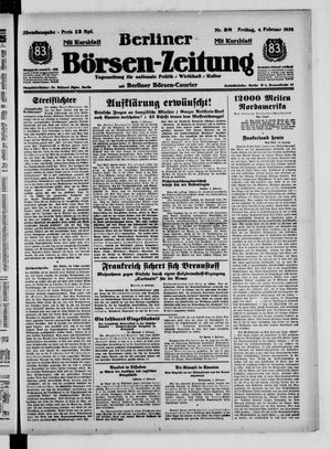 Berliner Börsen-Zeitung vom 04.02.1938