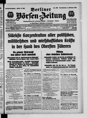Berliner Börsen-Zeitung vom 05.02.1938