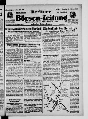 Berliner Börsen-Zeitung vom 08.02.1938
