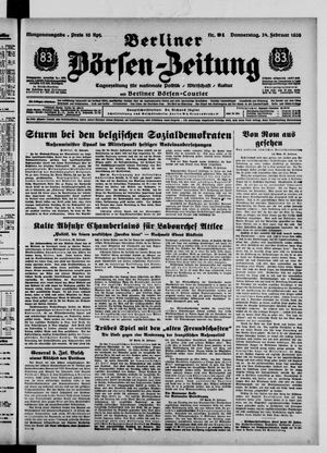 Berliner Börsen-Zeitung vom 24.02.1938