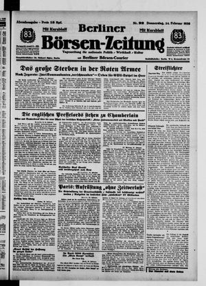 Berliner Börsen-Zeitung vom 24.02.1938
