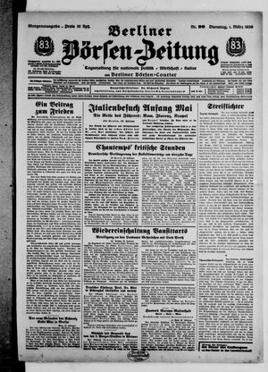 Berliner Börsen-Zeitung vom 01.03.1938