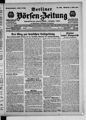 Berliner Börsen-Zeitung vom 02.03.1938