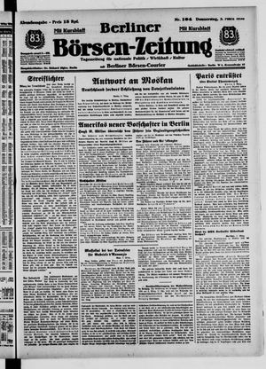 Berliner Börsen-Zeitung vom 03.03.1938