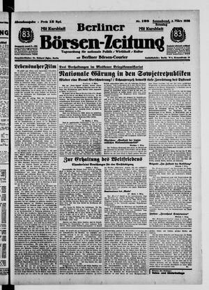 Berliner Börsen-Zeitung vom 05.03.1938
