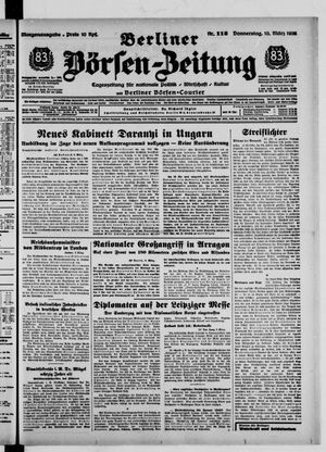 Berliner Börsen-Zeitung vom 10.03.1938