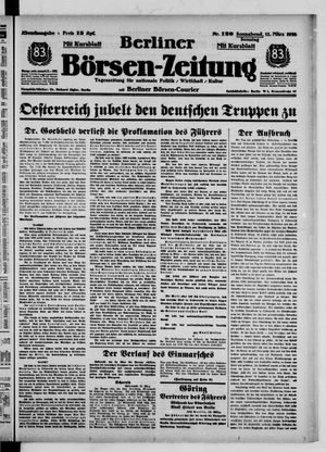Berliner Börsen-Zeitung on Mar 12, 1938