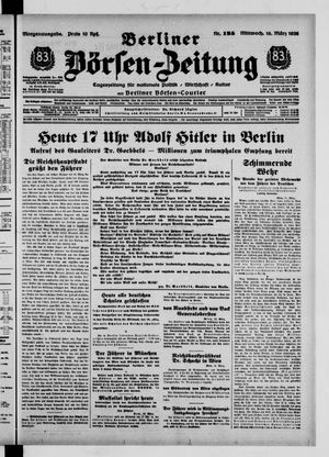 Berliner Börsen-Zeitung vom 16.03.1938