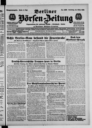 Berliner Börsen-Zeitung vom 20.03.1938