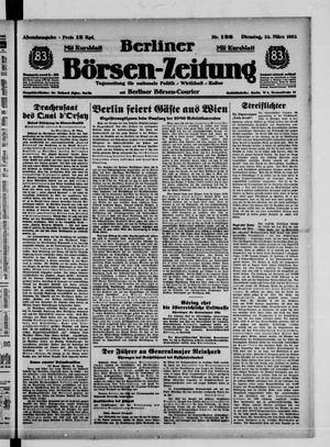 Berliner Börsen-Zeitung vom 22.03.1938