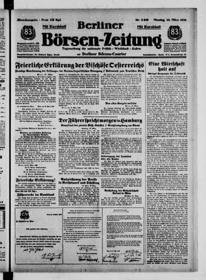 Berliner Börsen-Zeitung on Mar 28, 1938