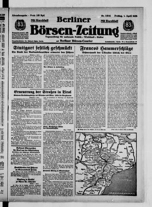 Berliner Börsen-Zeitung vom 01.04.1938
