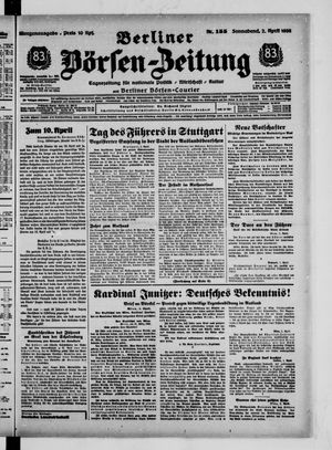 Berliner Börsen-Zeitung vom 02.04.1938