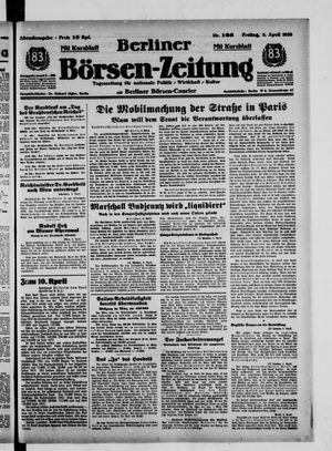 Berliner Börsen-Zeitung vom 08.04.1938