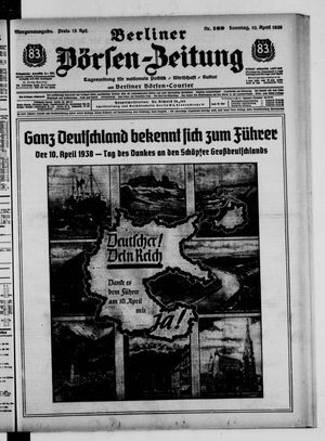 Berliner Börsen-Zeitung vom 10.04.1938