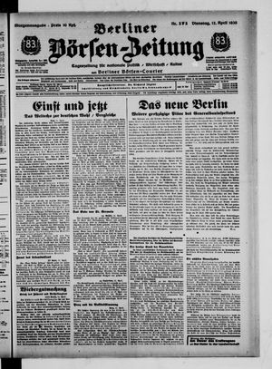 Berliner Börsen-Zeitung vom 12.04.1938
