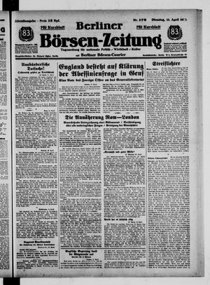 Berliner Börsen-Zeitung vom 12.04.1938