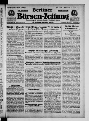 Berliner Börsen-Zeitung vom 13.04.1938
