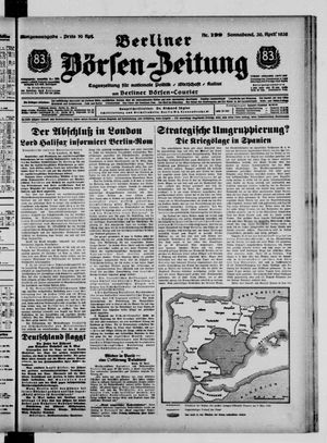 Berliner Börsen-Zeitung vom 30.04.1938