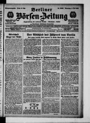 Berliner Börsen-Zeitung vom 03.05.1938