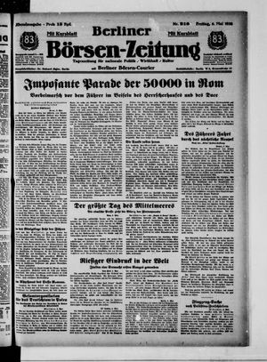 Berliner Börsen-Zeitung vom 06.05.1938