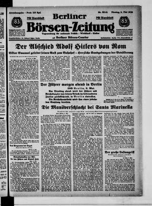 Berliner Börsen-Zeitung vom 09.05.1938
