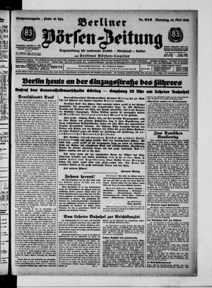 Berliner Börsen-Zeitung vom 10.05.1938