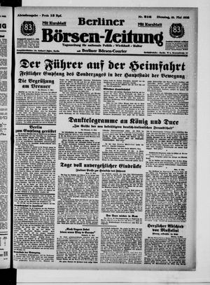 Berliner Börsen-Zeitung vom 10.05.1938
