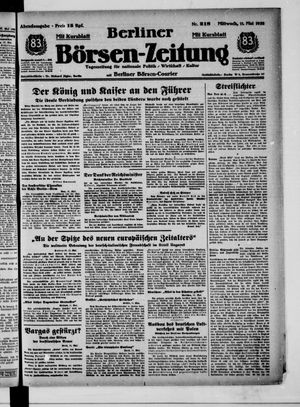 Berliner Börsen-Zeitung on May 11, 1938